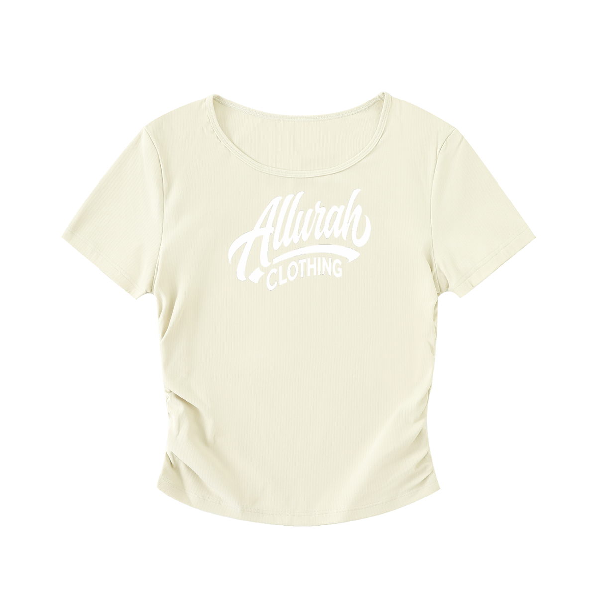 Ruched Bodycon Crop Top by Allurah Clothing — photo 3 of 4