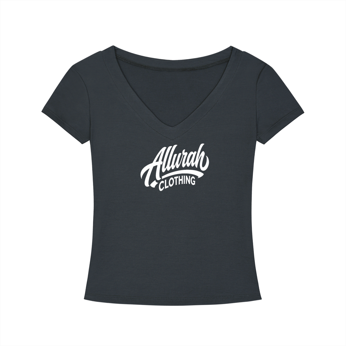 Tencel Slim Fit V-Neck T-Shirt by Allurah Clothing — photo 6 of 6