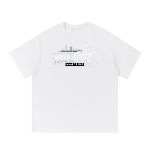 Hood Star Magazine Cotton T-Shirt by Allurah Clothing — photo 2 of 10