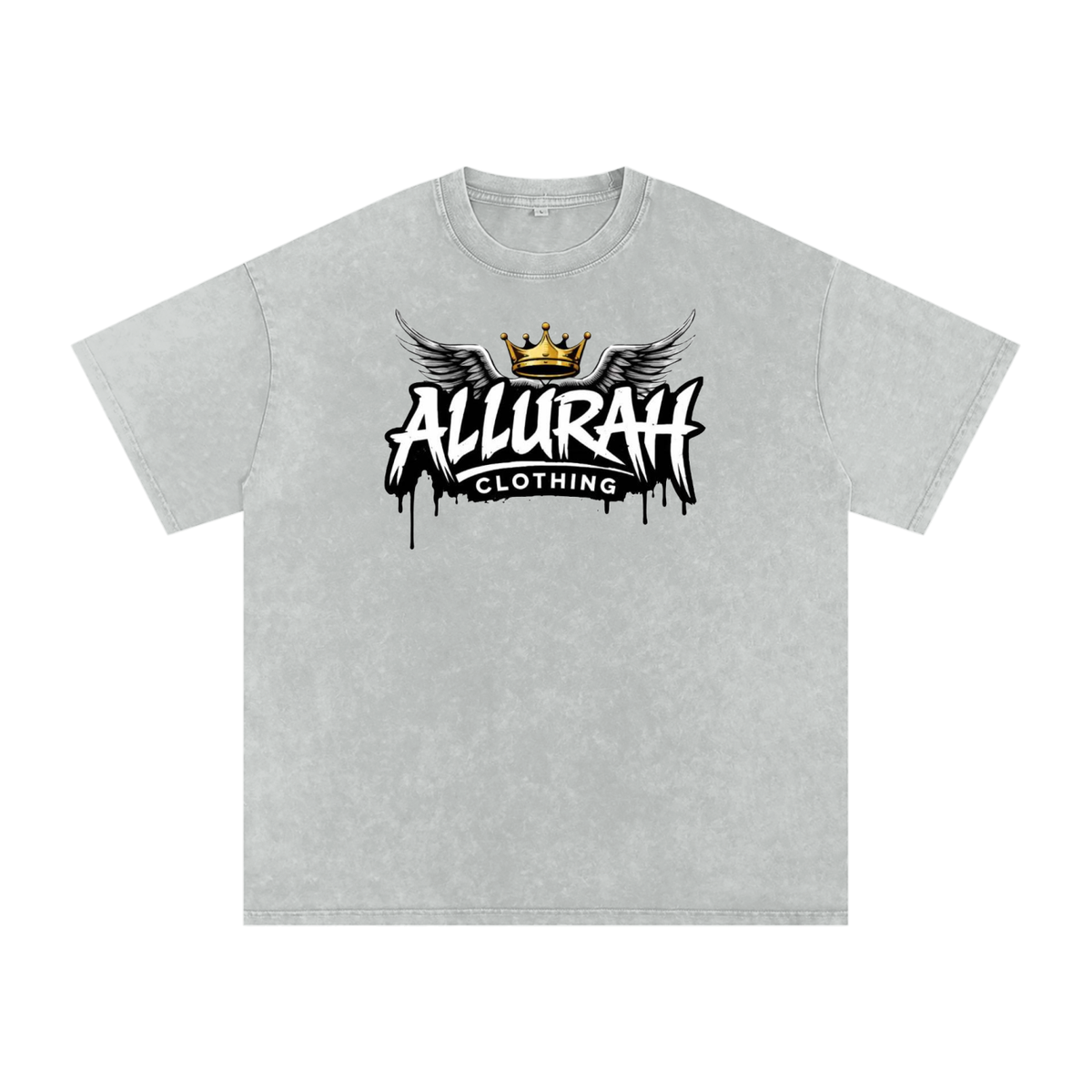 Snow Washed Oversized Cotton T-Shirt by Allurah Clothing — photo 7 of 20