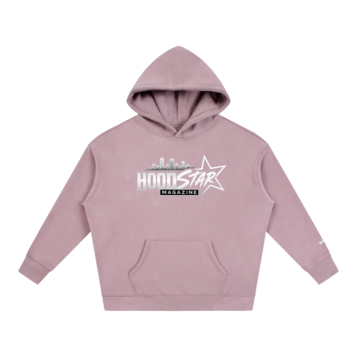 Hood Star Magazine Oversized Fleece Hoodie by Allurah Clothing — photo 15 of 20