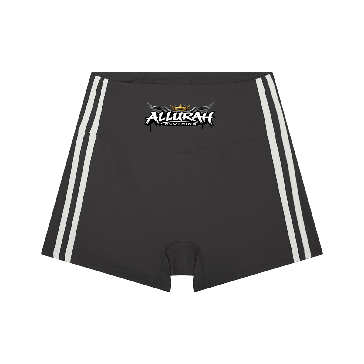 Women's High-Waist Color Block Yoga Shorts by Allurah Clothing — photo 13 of 14