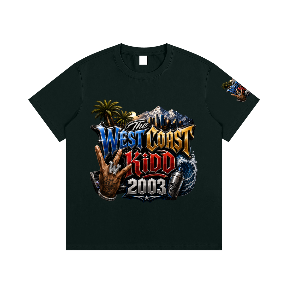 Allurah West Coast Kid Essential Cotton T-Shirt