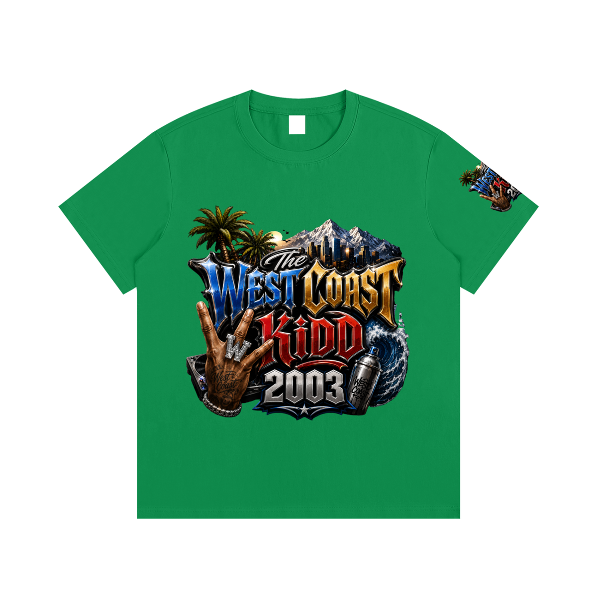 Allurah West Coast Kid Essential Cotton T-Shirt