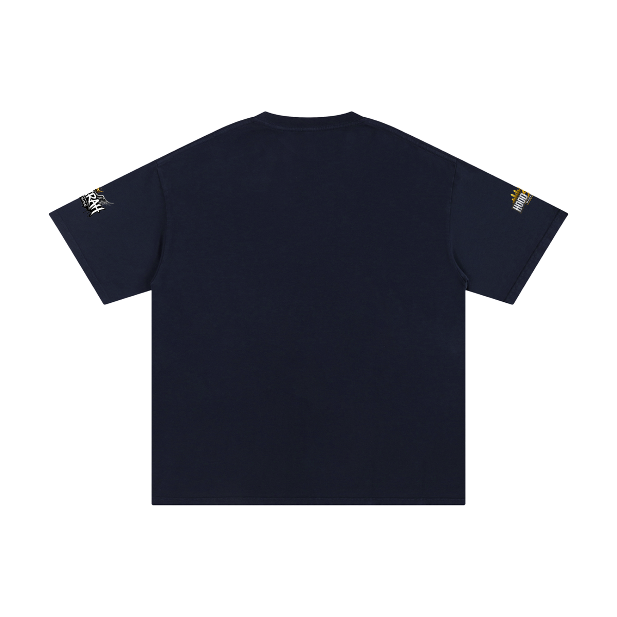 Allurah Black Hollywood Unisex Pure Cotton T-Shirt