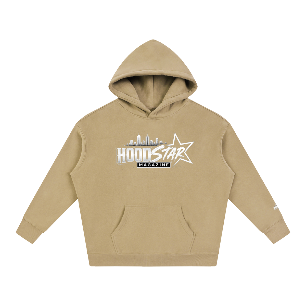 Hood Star Magazine Oversized Fleece Hoodie by Allurah Clothing — photo 14 of 20