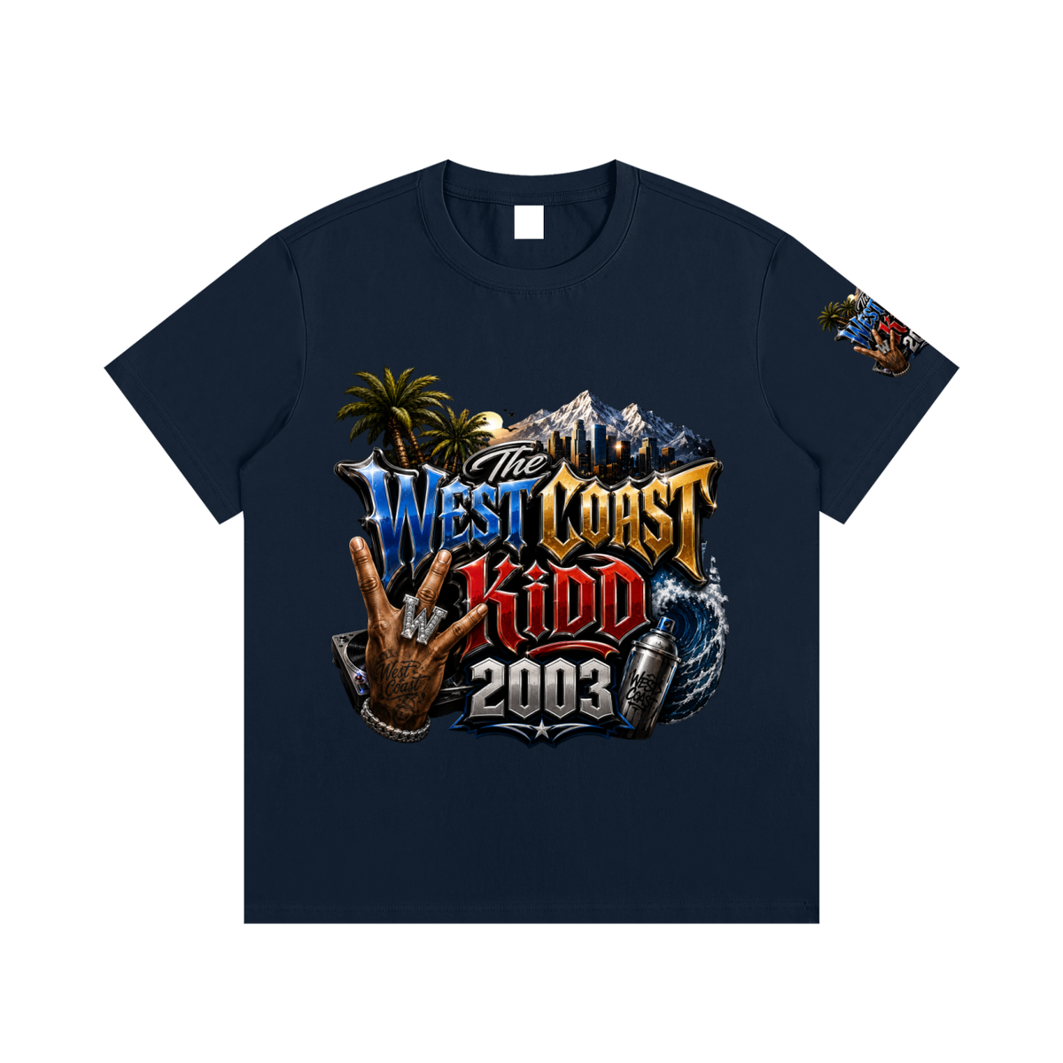 Allurah West Coast Kid Essential Cotton T-Shirt