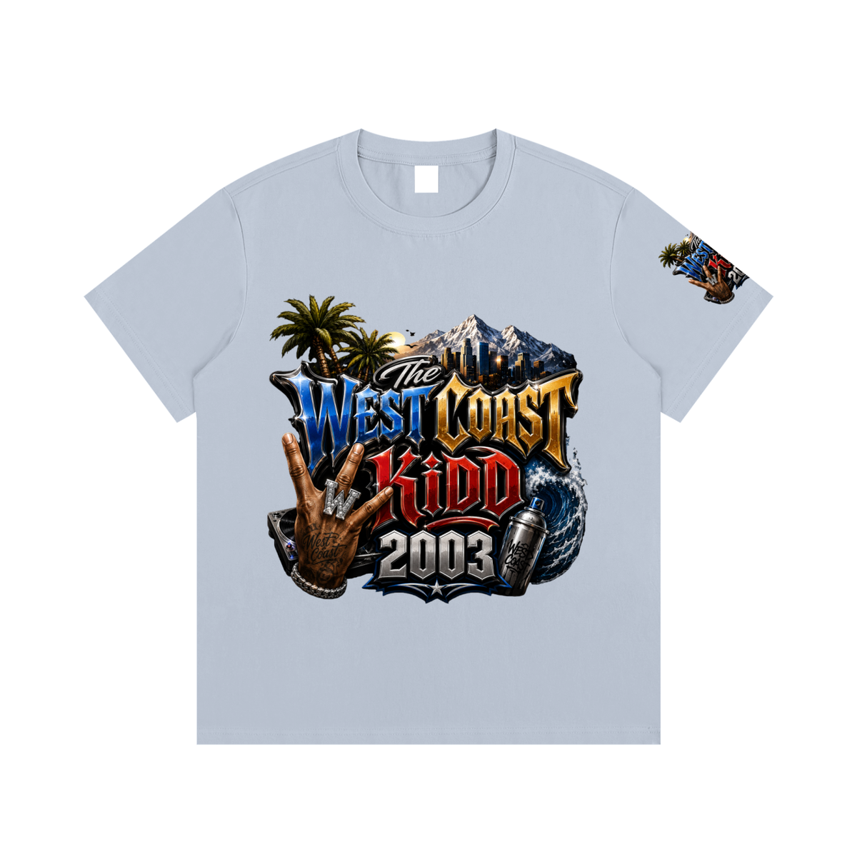West Coast Kid Cotton T-Shirt by Allurah Clothing — photo 9 of 20