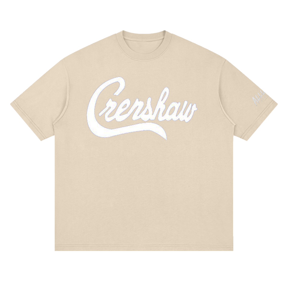 allurah Crenshaw Streetwear Loose Drop Shoulder T-Shirt