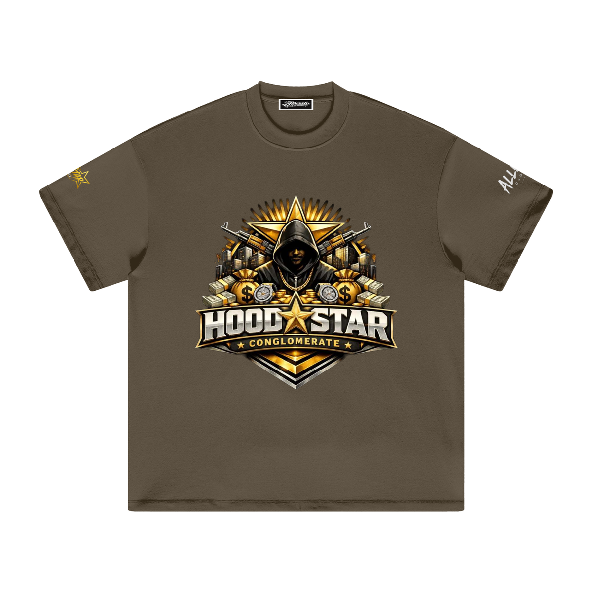 Allurah HSC Heavyweight Earth Tone T-Shirt 2