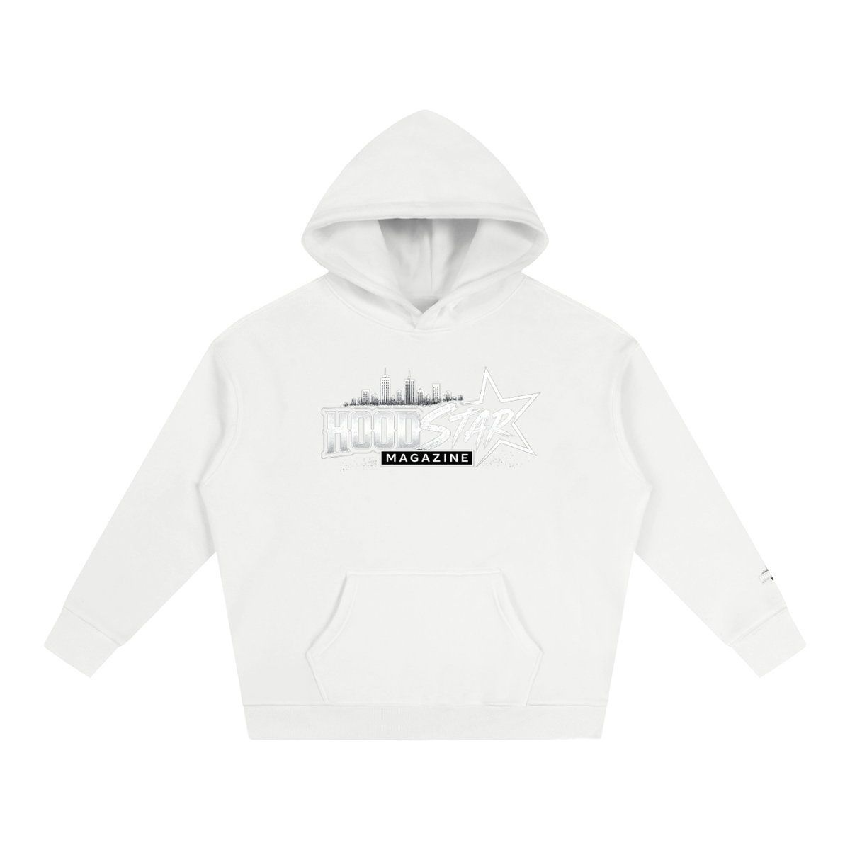 Hood Star Magazine Oversized Fleece Hoodie by Allurah Clothing — photo 11 of 20
