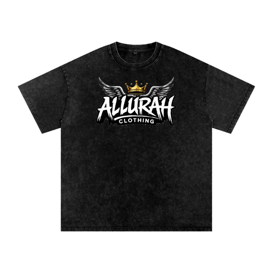 Snow Washed Oversized Cotton T-Shirt by Allurah Clothing — photo 1 of 20