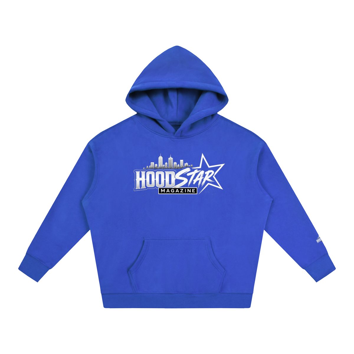 Hood Star Magazine Oversized Fleece Hoodie by Allurah Clothing — photo 19 of 20