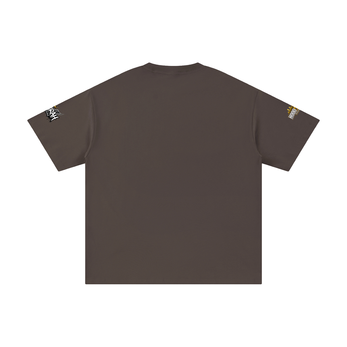 Allurah Black Hollywood Unisex Pure Cotton T-Shirt