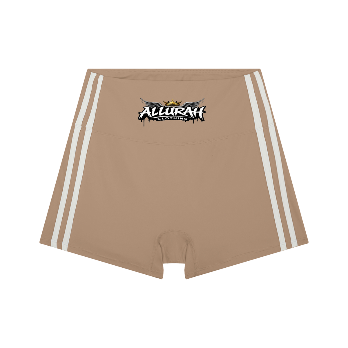 Women's High-Waist Color Block Yoga Shorts by Allurah Clothing — photo 9 of 14