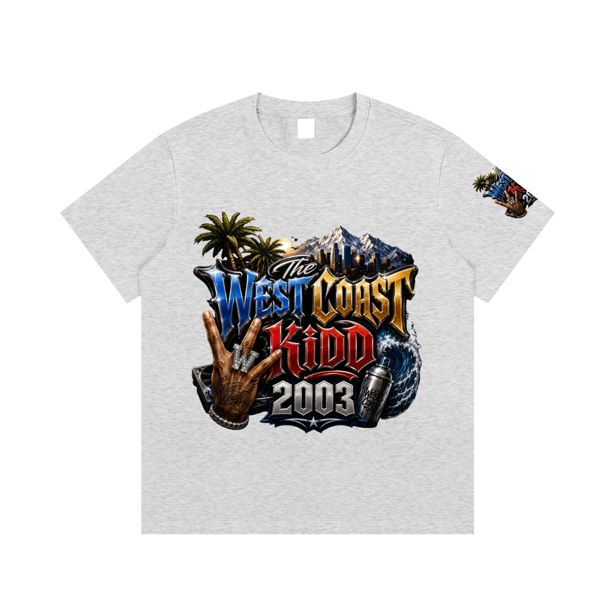 West Coast Kid Cotton T-Shirt by Allurah Clothing — photo 5 of 20