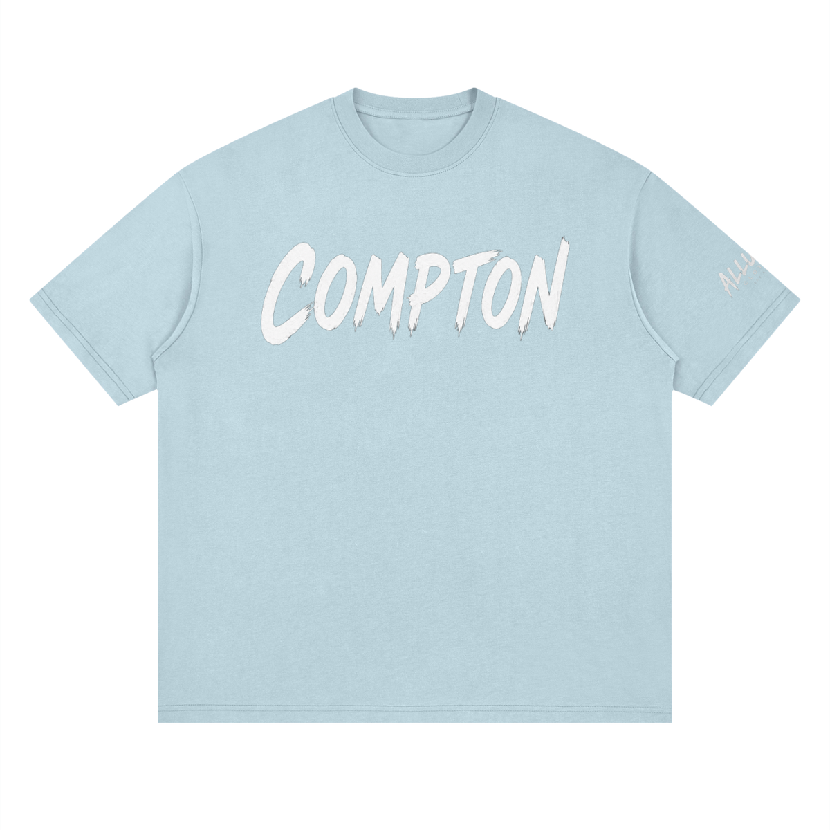 allurah Compton Streetwear Loose Drop Shoulder T-Shirt