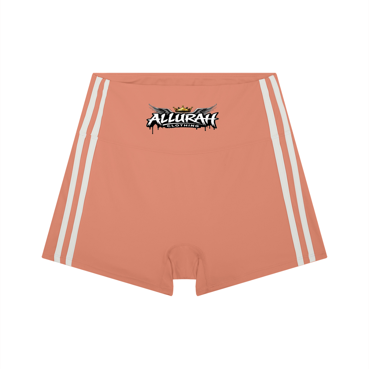 Women's High-Waist Color Block Yoga Shorts by Allurah Clothing — photo 7 of 14