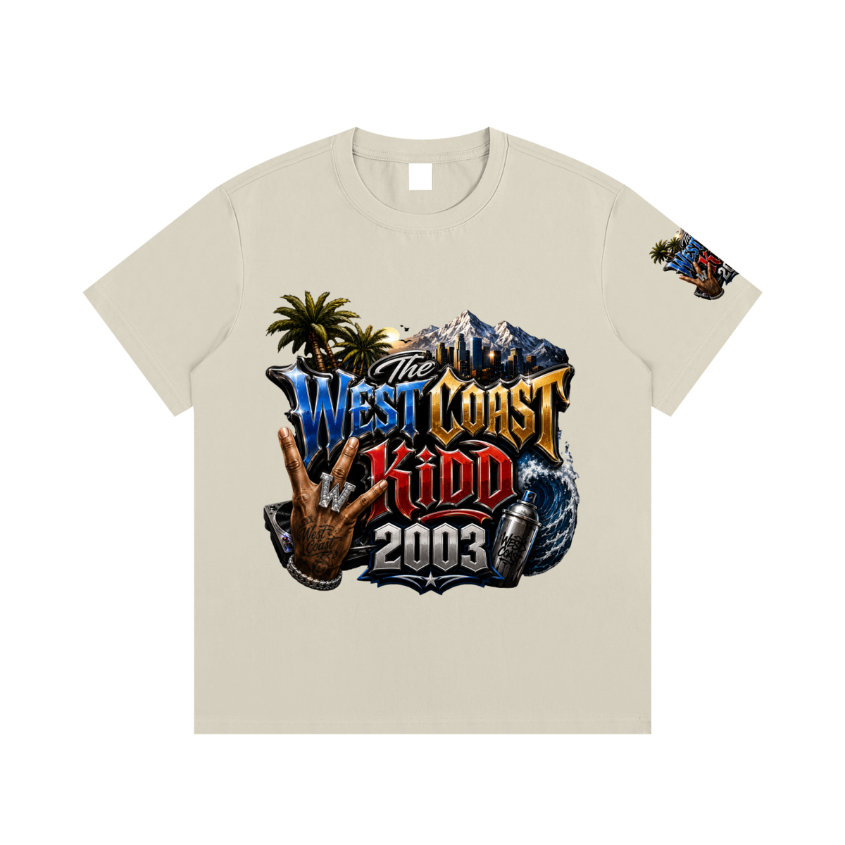 West Coast Kid Cotton T-Shirt by Allurah Clothing — photo 11 of 20