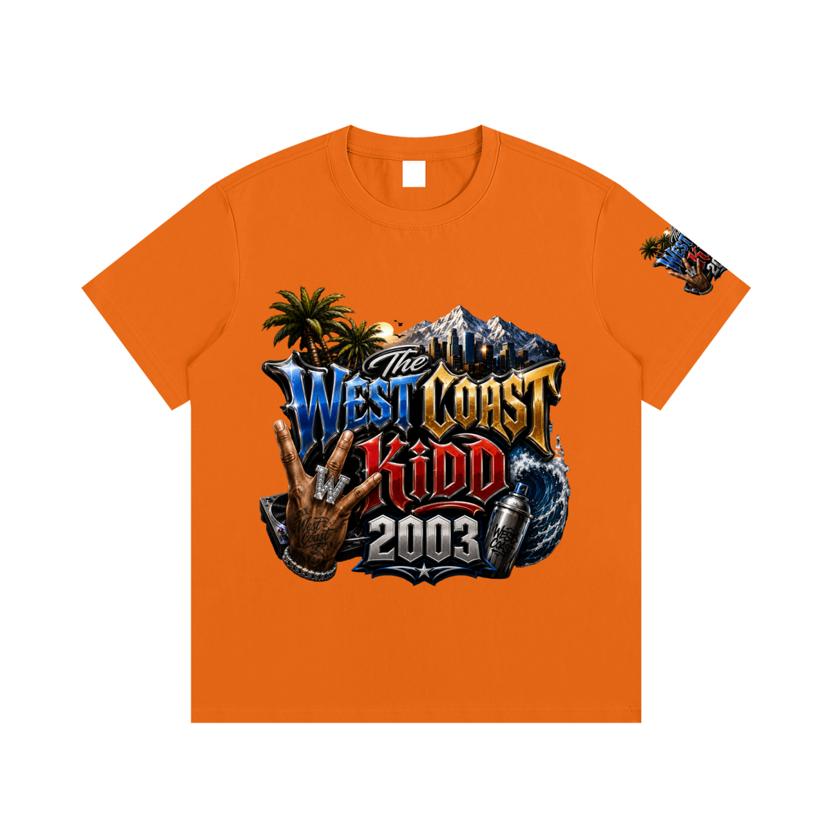 Allurah West Coast Kid Essential Cotton T-Shirt