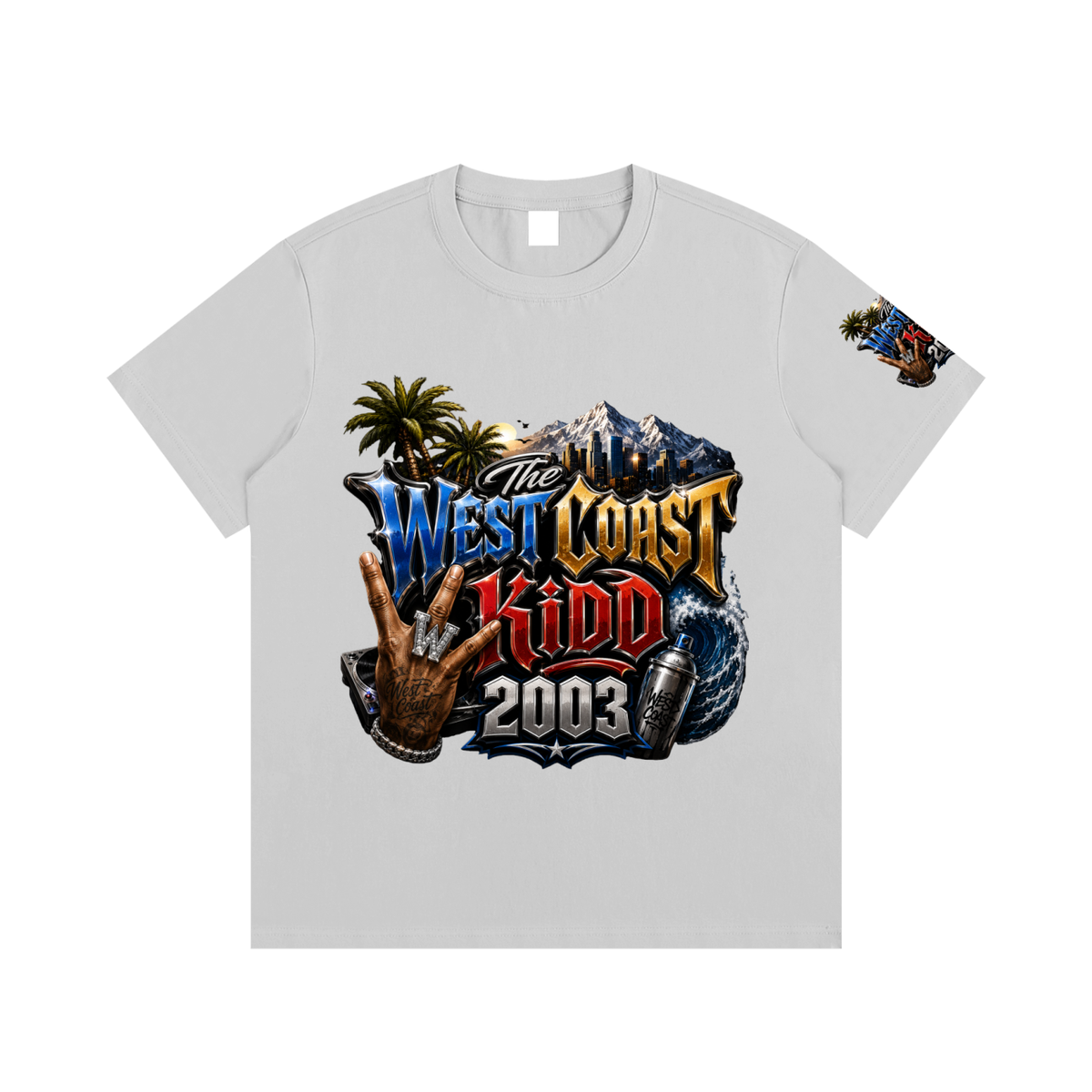 West Coast Kid Cotton T-Shirt by Allurah Clothing — photo 7 of 20