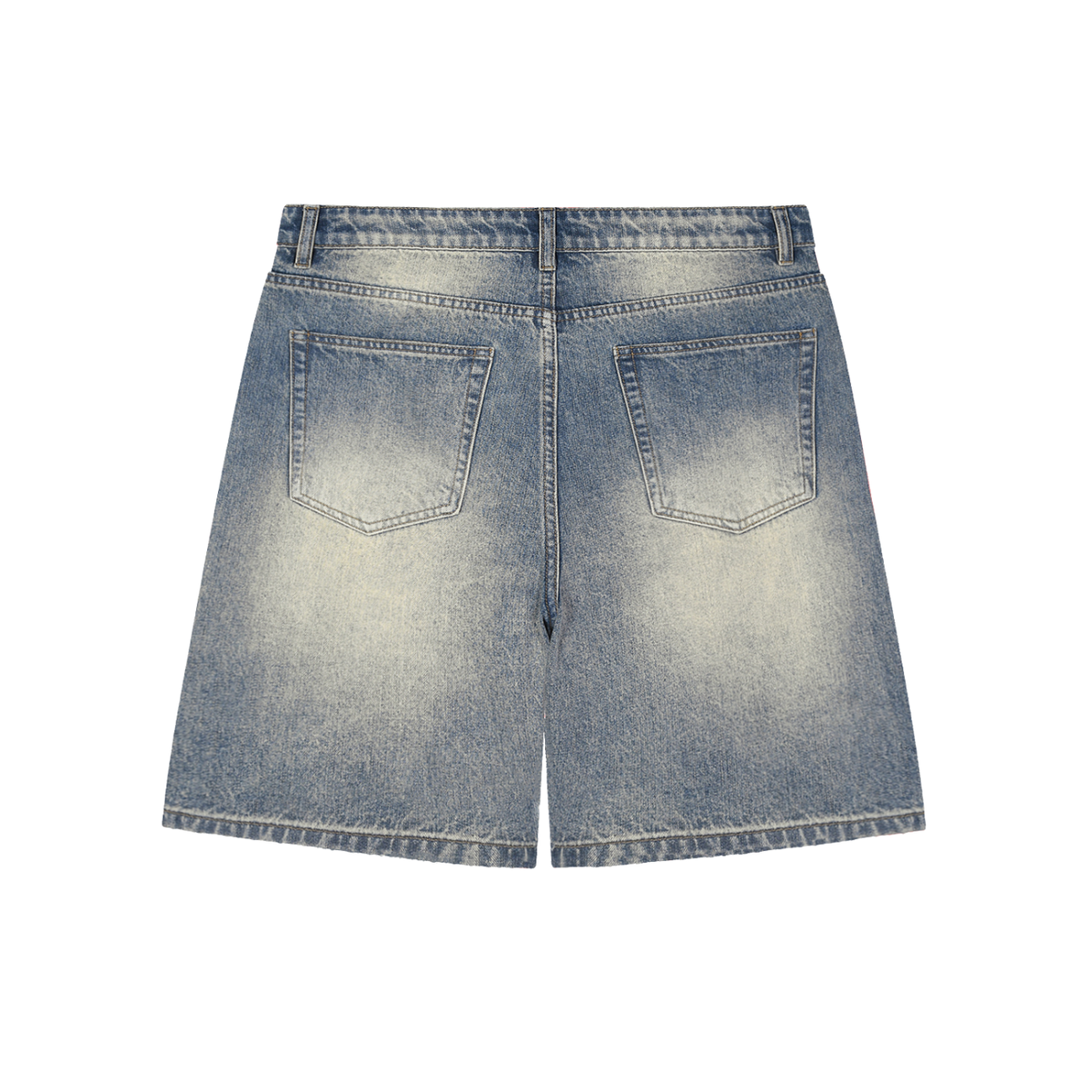 Faded Distressed Baggy Denim Shorts by Allurah Clothing — photo 2 of 2
