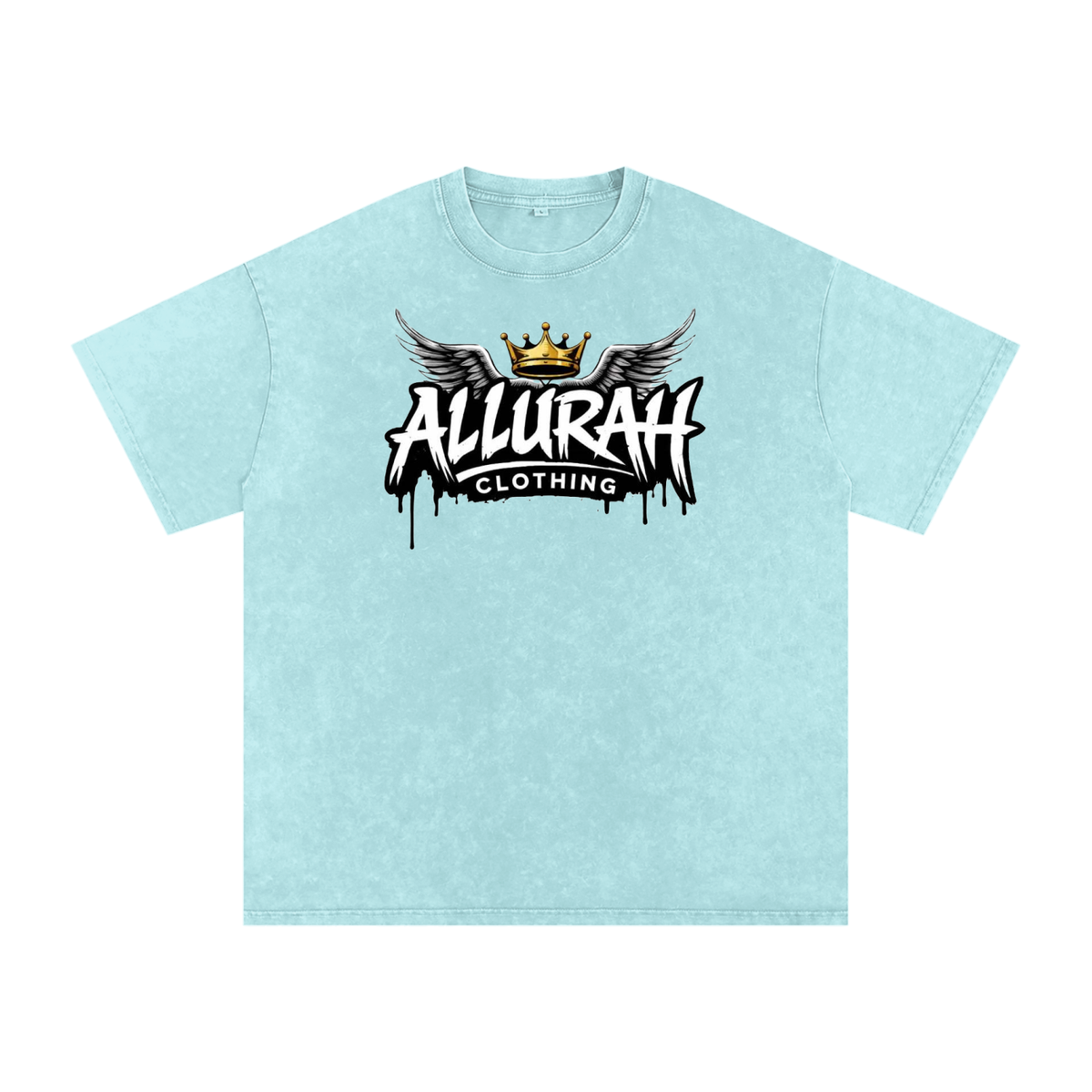 Snow Washed Oversized Cotton T-Shirt by Allurah Clothing — photo 3 of 20