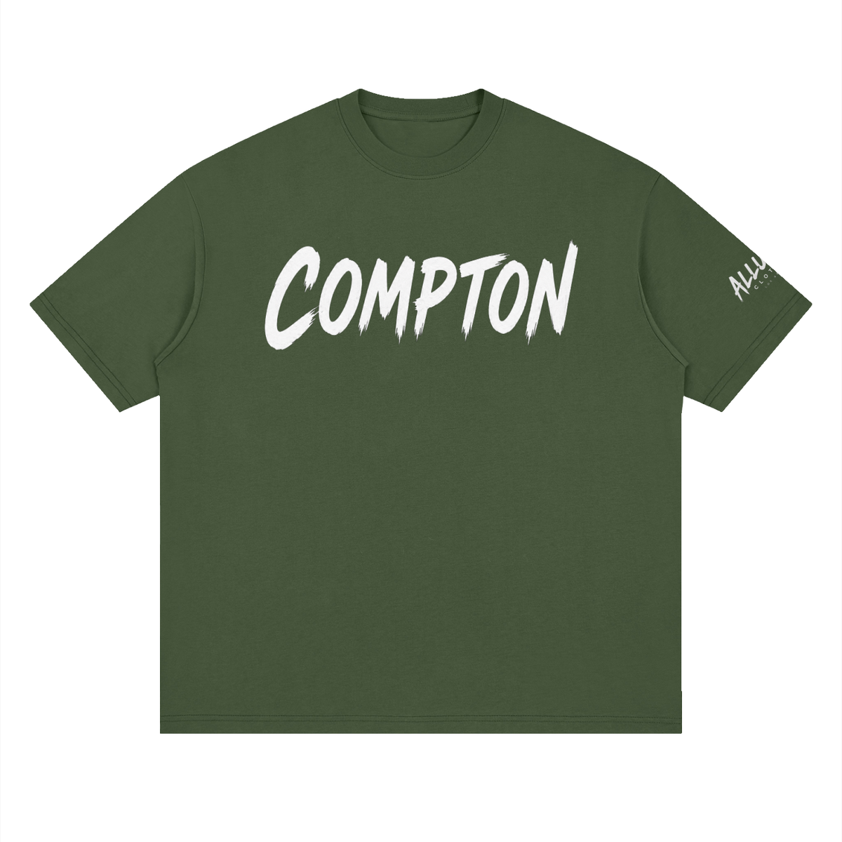 allurah Compton Streetwear Loose Drop Shoulder T-Shirt