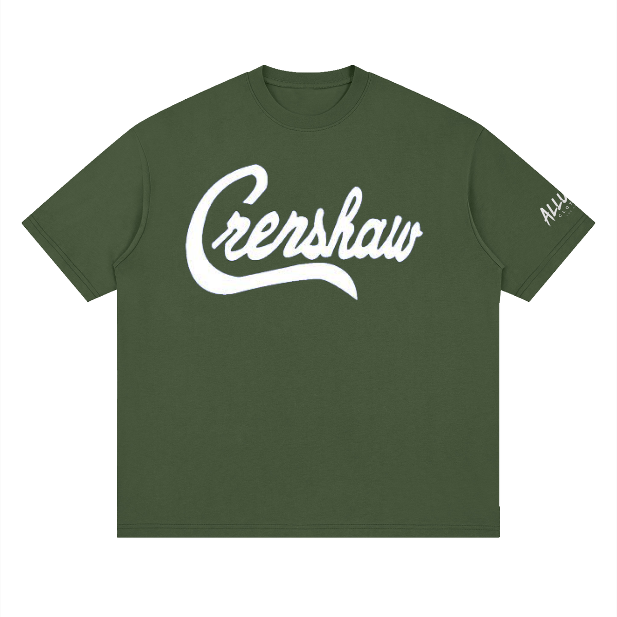 allurah Crenshaw Streetwear Loose Drop Shoulder T-Shirt
