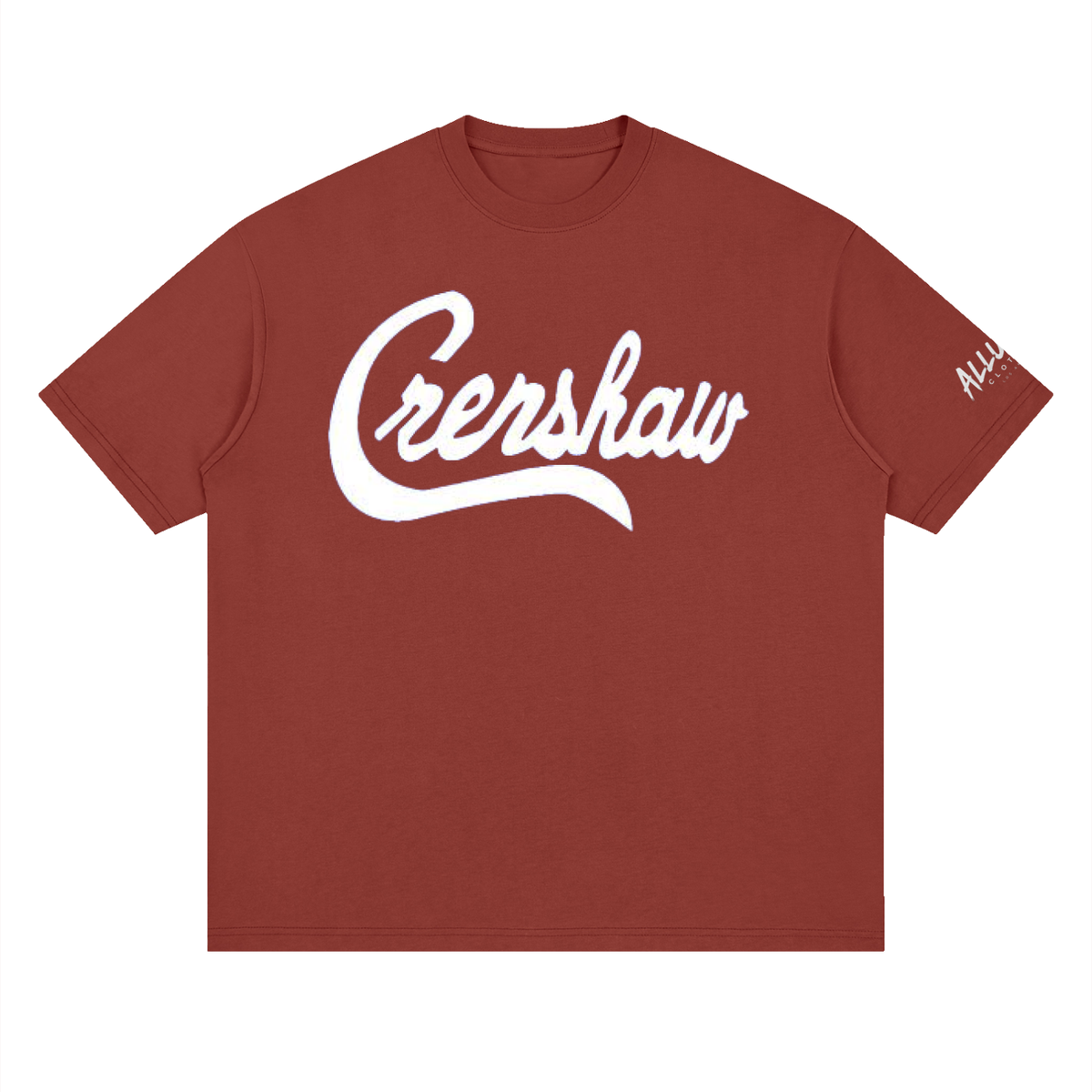 allurah Crenshaw Streetwear Loose Drop Shoulder T-Shirt