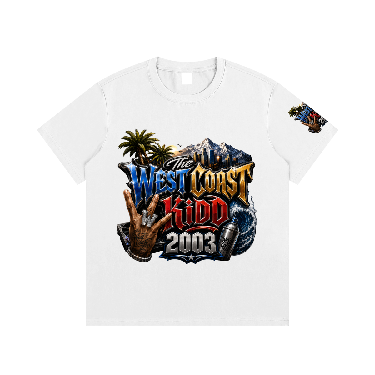 West Coast Kid Cotton T-Shirt by Allurah Clothing — photo 3 of 20