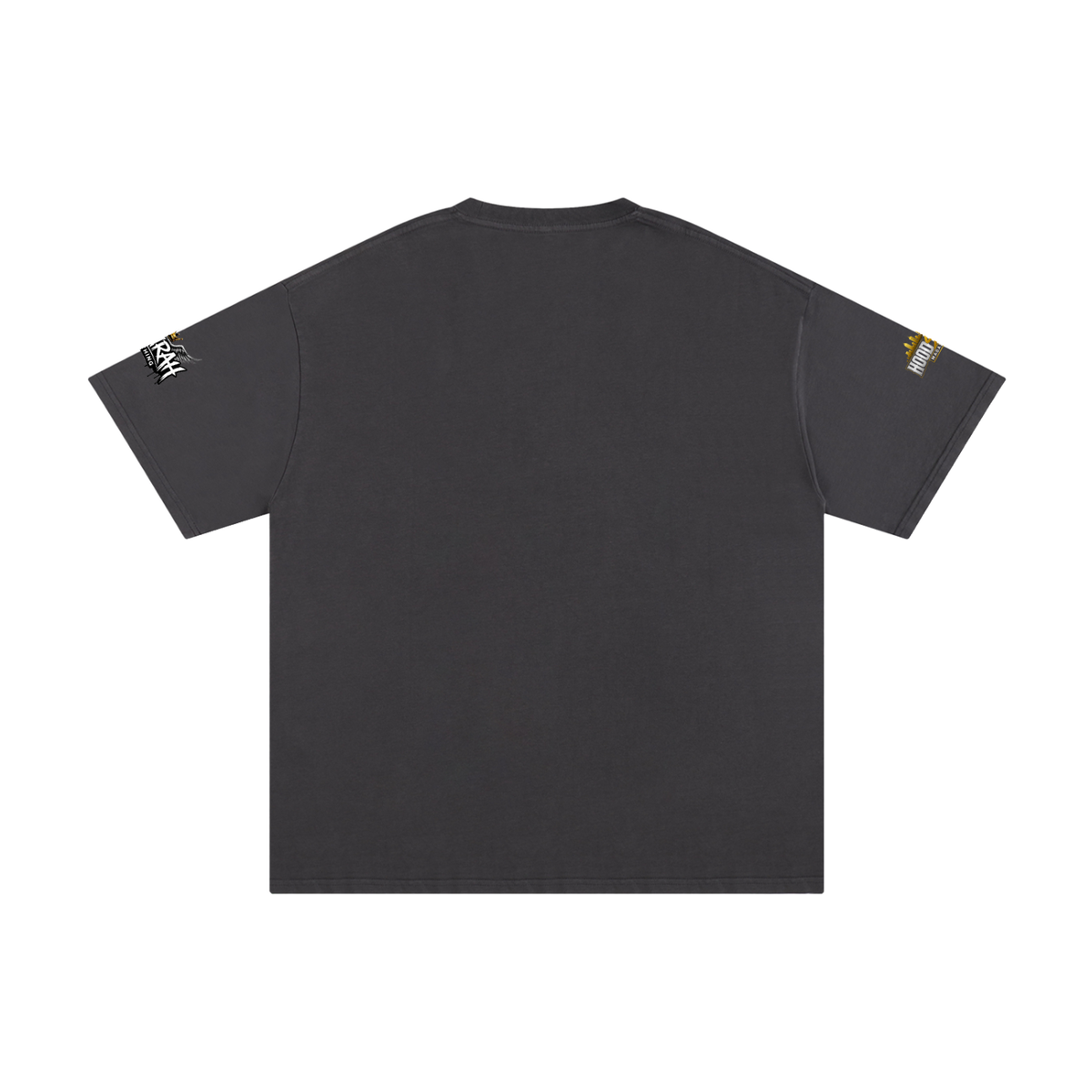 Allurah Black Hollywood Unisex Pure Cotton T-Shirt