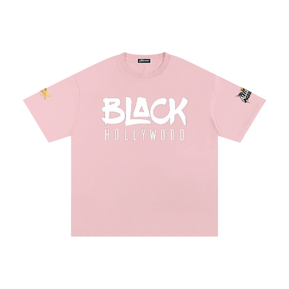 Black Hollywood Unisex Cotton Tee by Allurah Clothing — photo 11 of 20