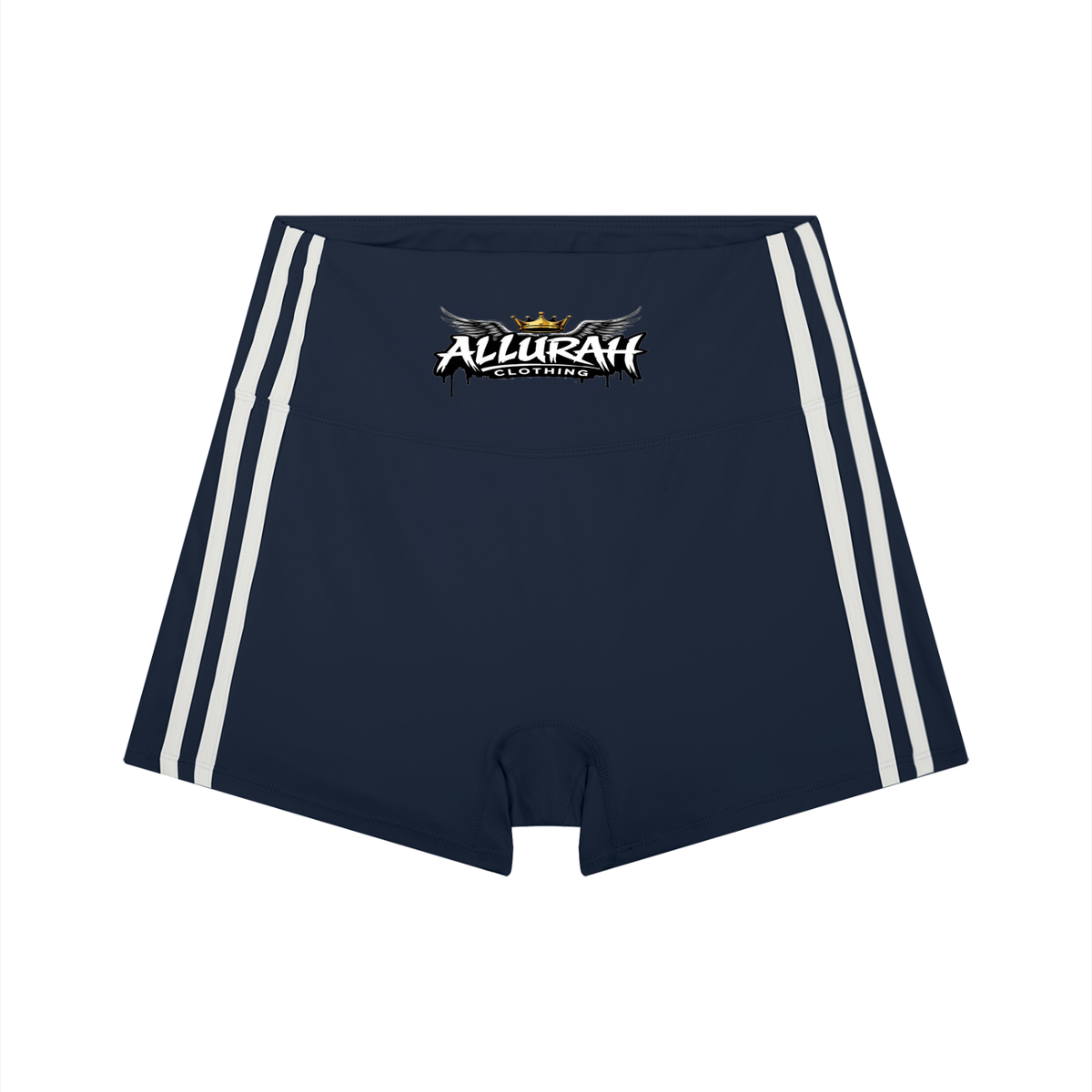 Women's High-Waist Color Block Yoga Shorts by Allurah Clothing — photo 11 of 14