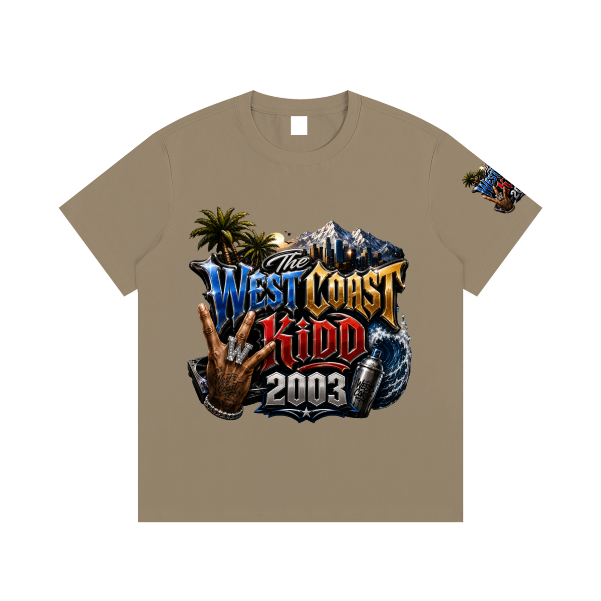 West Coast Kid Cotton T-Shirt by Allurah Clothing — photo 15 of 20
