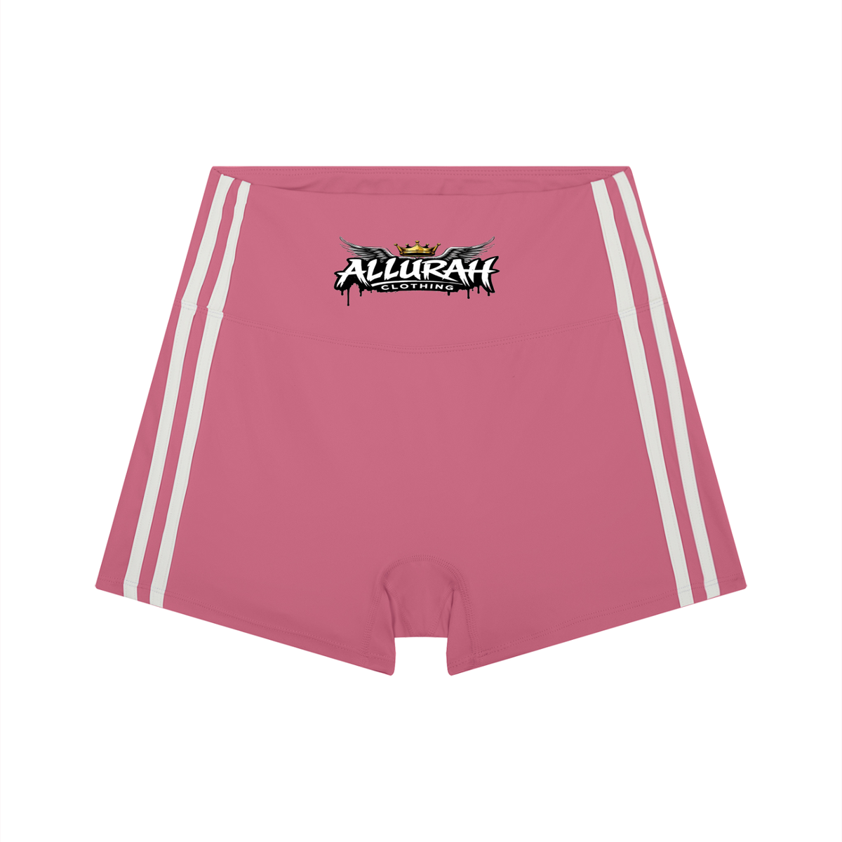 Women's High-Waist Color Block Yoga Shorts by Allurah Clothing — photo 5 of 14