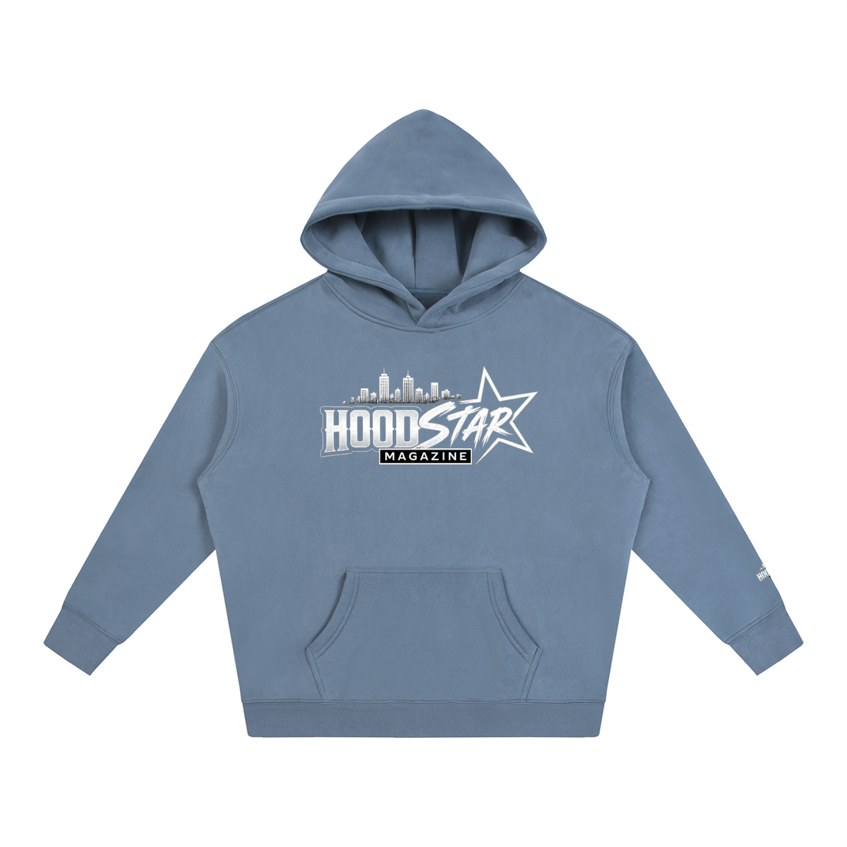 Hood Star Magazine Oversized Fleece Hoodie by Allurah Clothing — photo 9 of 20
