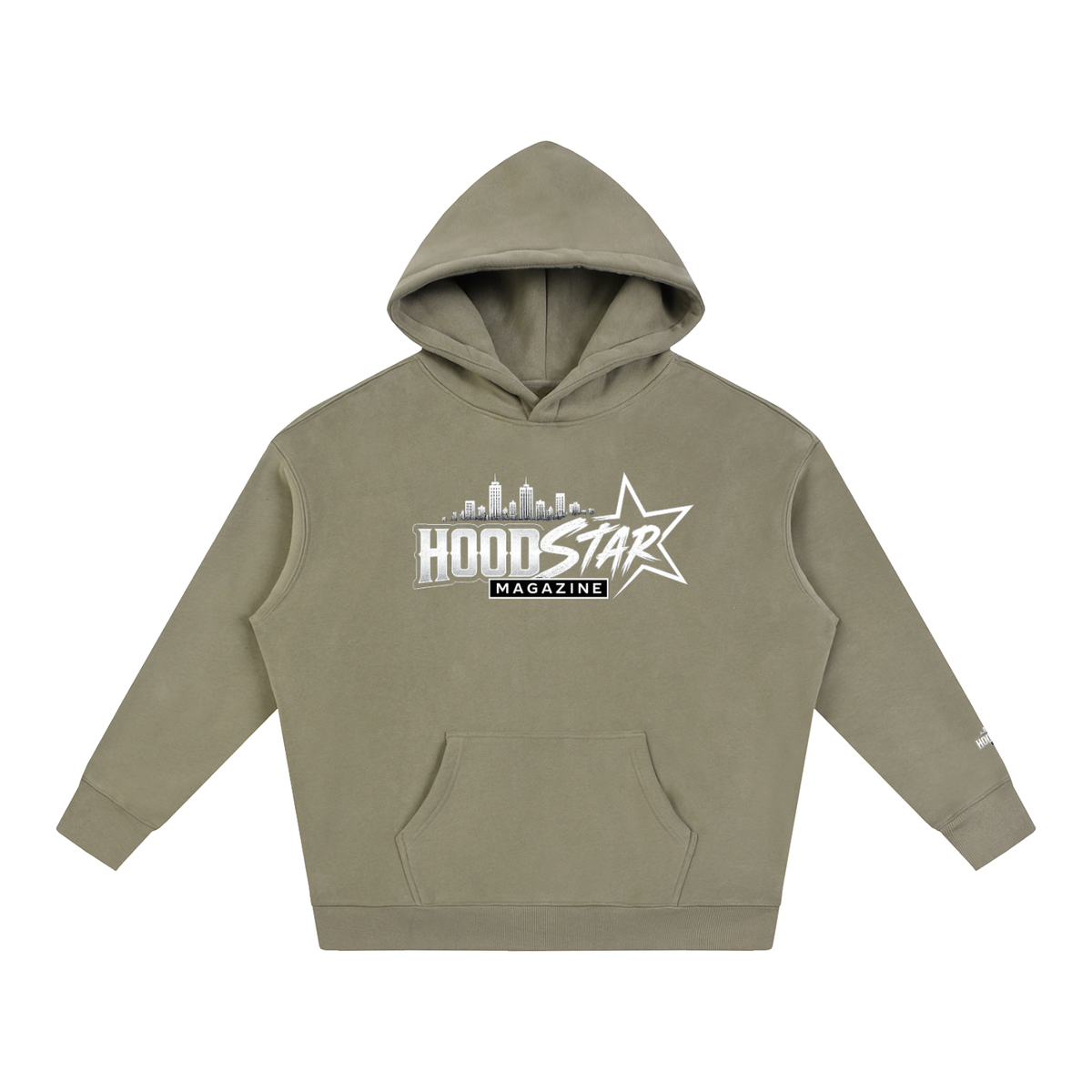 Hood Star Magazine Oversized Fleece Hoodie by Allurah Clothing — photo 18 of 20