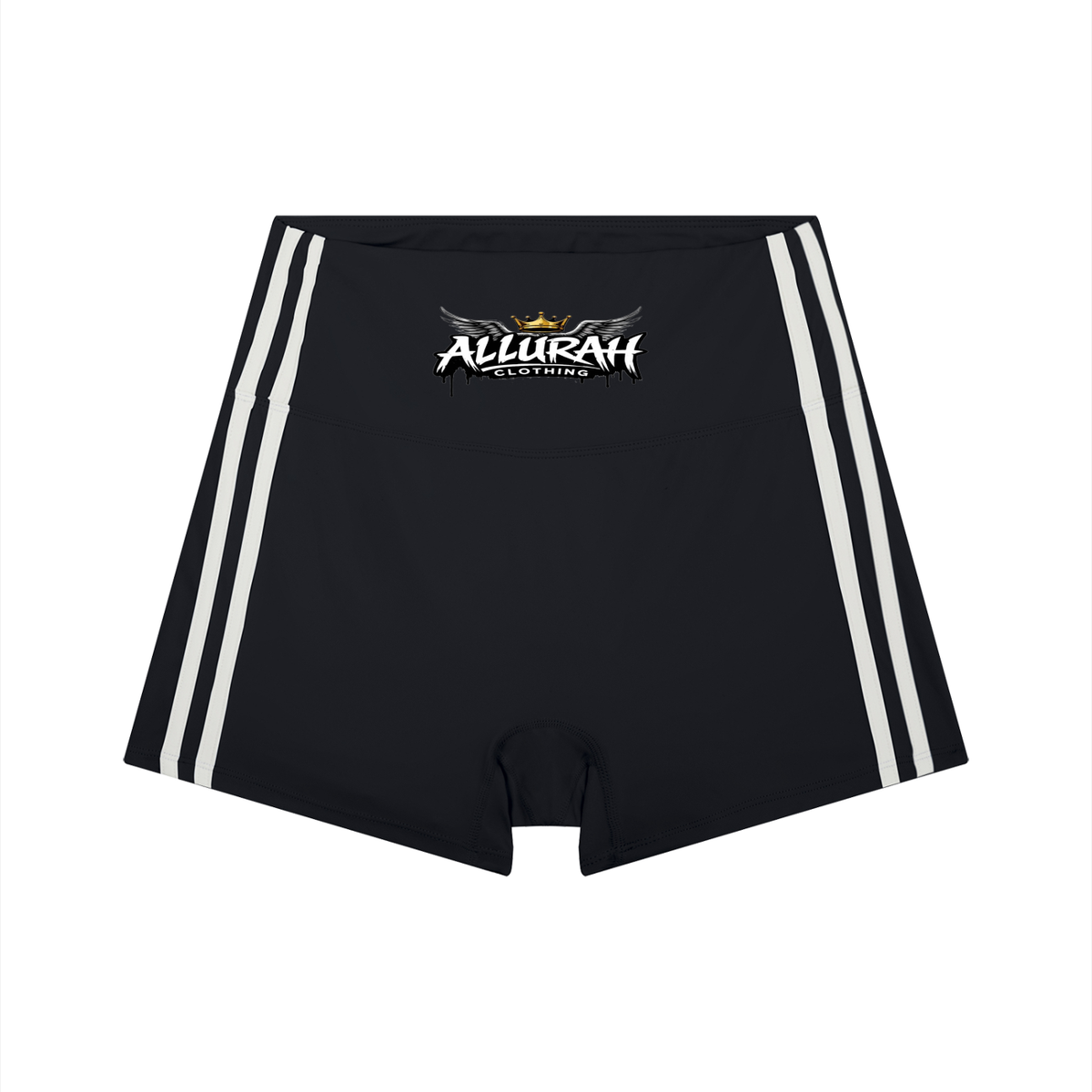 Women's High-Waist Color Block Yoga Shorts by Allurah Clothing — photo 1 of 14