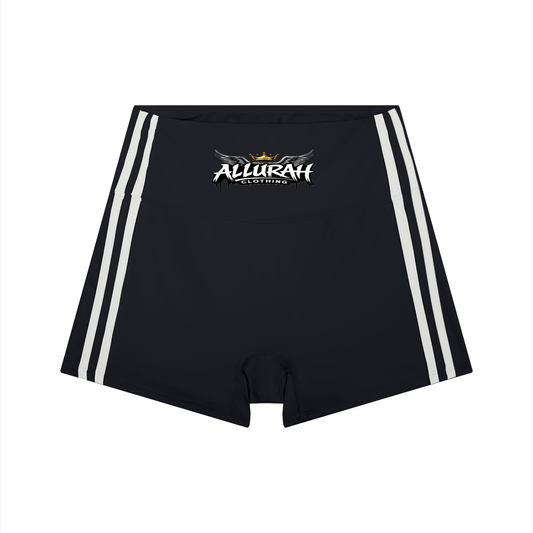 Women's High-Waist Color Block Yoga Shorts by Allurah Clothing — photo 1 of 14