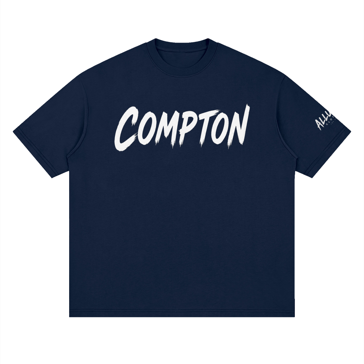 allurah Compton Streetwear Loose Drop Shoulder T-Shirt