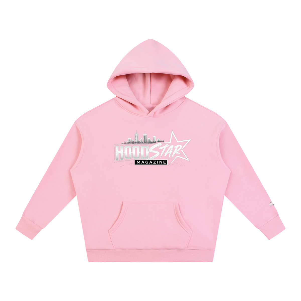 Hood Star Magazine Oversized Fleece Hoodie by Allurah Clothing — photo 8 of 20