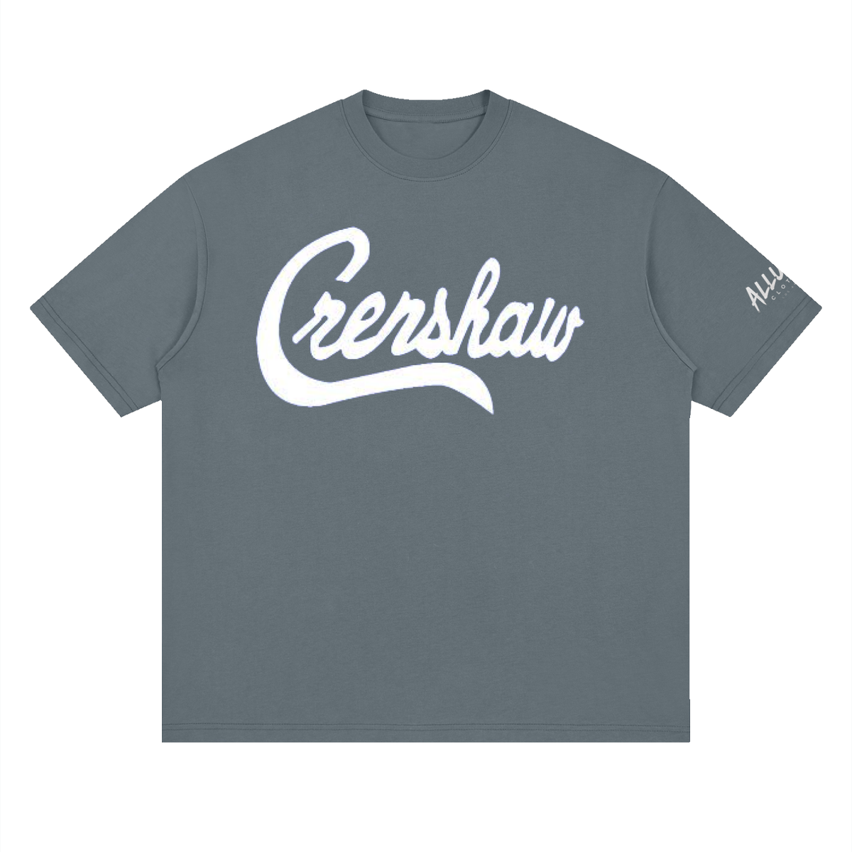 allurah Crenshaw Streetwear Loose Drop Shoulder T-Shirt