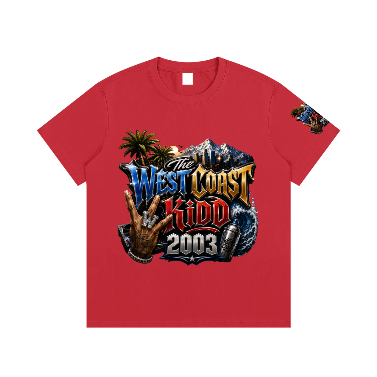 Allurah West Coast Kid Essential Cotton T-Shirt