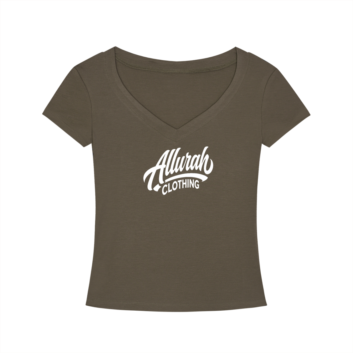 Tencel Slim Fit V-Neck T-Shirt by Allurah Clothing — photo 5 of 6