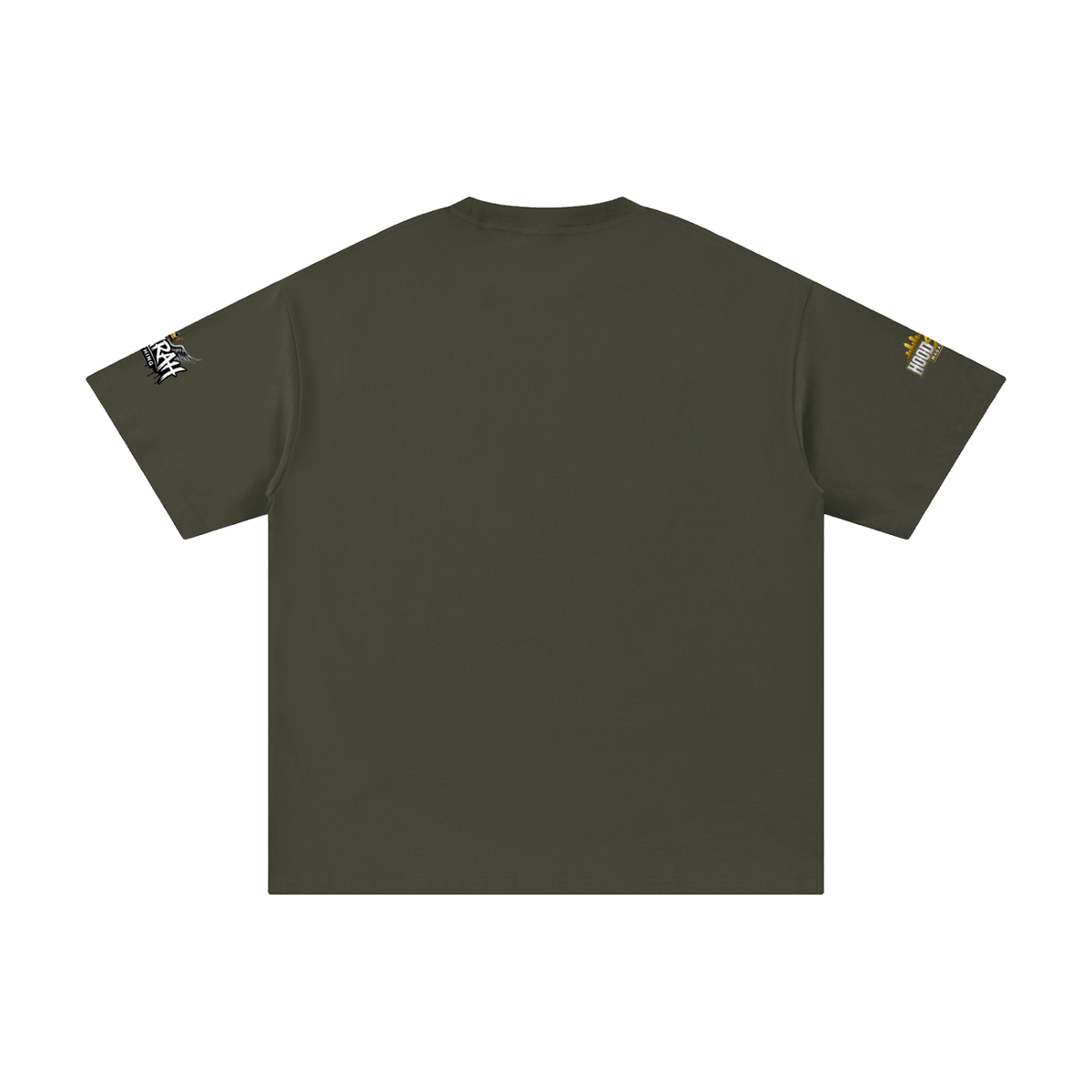 Allurah Black Hollywood Unisex Pure Cotton T-Shirt