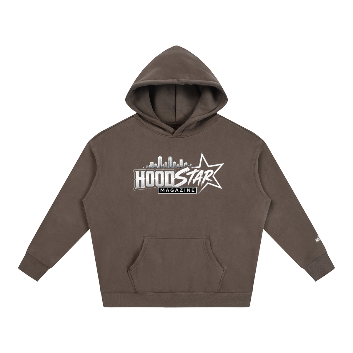 Hood Star Magazine Oversized Fleece Hoodie by Allurah Clothing — photo 4 of 20