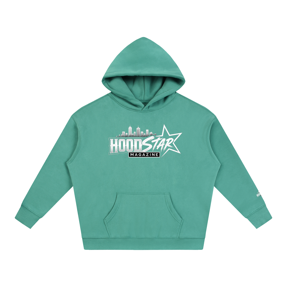 Hood Star Magazine Oversized Fleece Hoodie by Allurah Clothing — photo 17 of 20