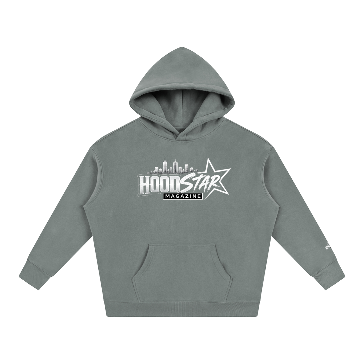 Hood Star Magazine Oversized Fleece Hoodie by Allurah Clothing — photo 2 of 20