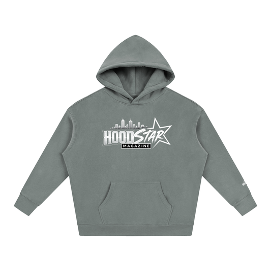 Hood Star Magazine Oversized Fleece Hoodie by Allurah Clothing — photo 2 of 20